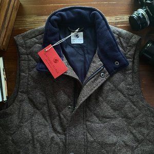 Southern Proper Herringbone Insulated Vest